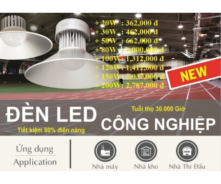 Tư vấn chọn đèn led nhà xưởng Duhal