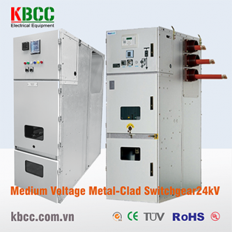 Tủ trung thế 24kV, Medium Voltage Metal-Clad Switchgear Huadian China